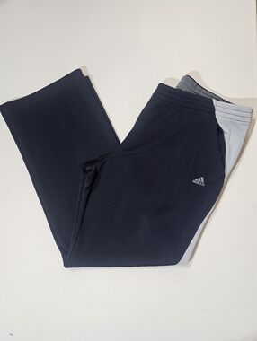 Adidas Joggers Mens 2xL Navy Blue Athletic Gym Activewear Track‎ Pants